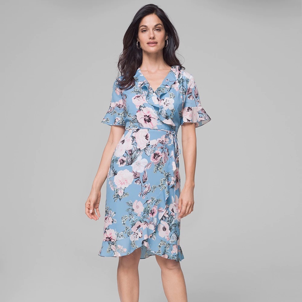 ADRIANNA PAPELL
Short Sleeve Midi Dress